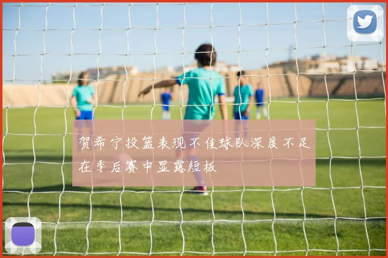 贺希宁投篮表现不佳球队深度不足在季后赛中显露短板